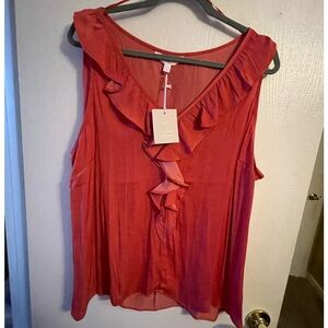 XXL Lauren Conrad tank top. Super soft feels like silk. Beautiful top NWT